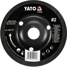 Disc circular depresat raspel pentru lemn 125x22.2 mm tip 2 YATO