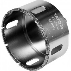Carota diamantata 68 mm pentru placi ceramice Yato Carota diamantata 68 mm pentru placi ceramice Yato