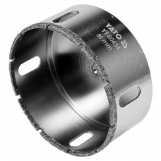 Carota diamantata 80 mm pentru placi ceramice Yato Carota diamantata 80 mm pentru placi ceramice Yato