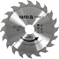Disc circular pentru lemn 190x30x3.2 mm 20T YATO Disc circular pentru lemn 190x30x3.2 mm 20T YATO