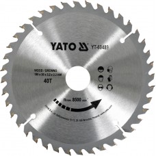 YATO Disc circular pentru lemn 190 x 30 x 3,2 T40 YATO Disc circular pentru lemn 190 x 30 x 3,2 T40