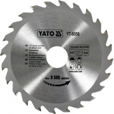 Disc fierastrau wolfram pentru lemn 160 mm x 24T YATO