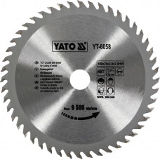 Disc fierastrau wolfram pentru lemn 160 mm x 48T YATO