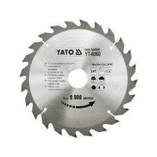 Disc fierastrau wolfram pentru lemn 184 mm x 24T YATO