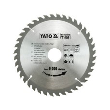 Disc fierastrau wolfram pentru lemn 184 mm x 40T YATO