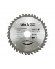 Disc fierastrau wolfram pentru lemn 184 mm x 40T YATO