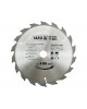 Disc fierastrau wolfram pentru lemn 185 mm x 18T YATO