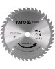 Disc fierastrau wolfram pentru lemn 190 mm x 40T YATO