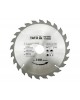 Disc fierastrau wolfram pentru lemn 200 mm x 24T YATO