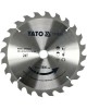 Disc fierastrau wolfram pentru lemn 235 mm x 24T YATO