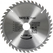 Disc fierastrau wolfram pentru lemn 210 mm x 40T YATO