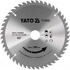 Disc circular pentru lemn 216x30x3.2 mm 48T YATO Disc circular pentru lemn 216x30x3.2 mm 48T YATO