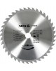 Disc fierastrau wolfram pentru lemn 300 mm x 40T YATO