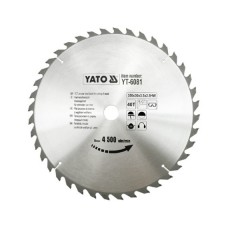 Disc fierastrau wolfram pentru lemn 350 mm x 40T YATO