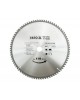 Disc fierastrau wolfram pentru lemn 350 mm x 84T YATO