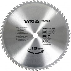 Disc fierastrau wolfram pentru lemn 400 mm x 60T YATO