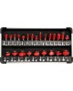 Set 25 de freze pentru lemn YATO Set 25 de freze pentru lemn YATO