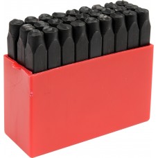 Set 27 poansoane cu litere 6 mm YATO
