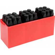 Set 27 poansoane cu litere 8 mm YATO
