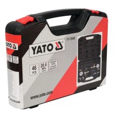 YATO Tester de presiune frana, 46 piese..