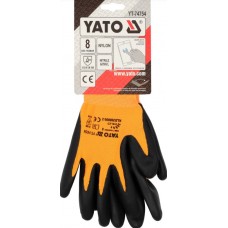 YATO Manusi de protectie din nylon cu nitril, mari.. YATO Manusi de protectie din nylon cu nitril, mari..