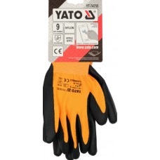 YATO Manusi de protectie din nylon cu nitril, mari..