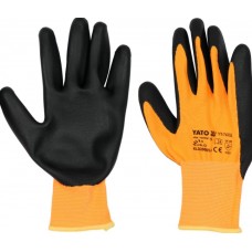 YATO Manusi de protectie din nylon cu nitril, mari..