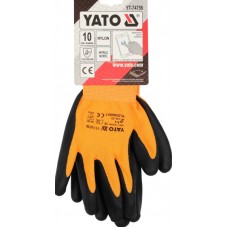 YATO Manusi de protectie din nylon cu nitril, mari..