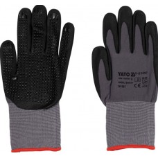 YATO Manusi de protectie gri, de nylon, marimea 8..