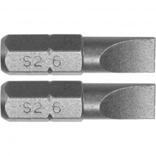 Biti de 25 mm 1/4" cu cap drept tip surubelnita SL6 Yato