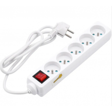 VOREL Prelungitor electric cu impamantare, 5 prize..