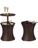 CURVER. Barul de gradina Rattan COOL BAR 