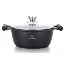 HT-CGS20M HERENTHAL Cratita cu interior marmorat si capac, capacitate 2.5 L, diametru 20 cm HT-CGS20M HERENTHAL Cratita cu interior marmorat si capac, capacitate 2.5 L, diametru 20 cm