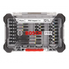 BOSCH Set de 20 biti si accesorii pentru insurubar..