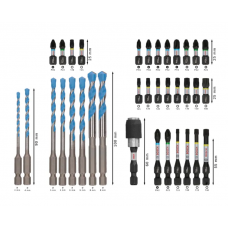 BOSCH Set mixt de 35 de accesorii pentru insurubar..