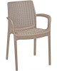 CURVER. Set 6 scaune Bali cappuccino 