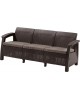 KETER. Canapea cu 3 locuri maro Corfu Love Seat