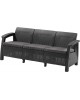 KETER. Canapea cu 3 locuri graphite Corfu Love Seat