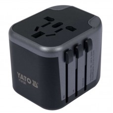 YT-81301 YATO Adaptor universal de calatorie, 2 porturi USB YT-81301 YATO Adaptor universal de calatorie, 2 porturi USB