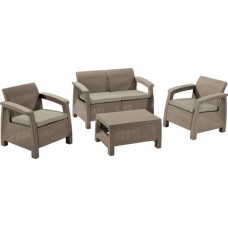 CURVER. Set Corfu cappuccino-nisip ..