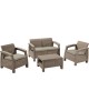 CURVER. Set Corfu cappuccino-nisip 