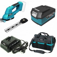 DED7089 DEDRA Foarfeca iarba si arbusti cu acumulator Li-Ion 18V 4Ah si incarcator 60W