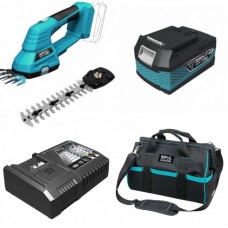 DED7089 DEDRA Foarfeca iarba si arbusti cu acumulator Li-Ion 18V 5Ah si incarcator 125W