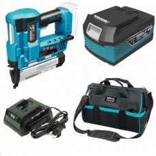 DEDRA Set Capsator, cuie 20-50mm, capse 20-40mm gama SAS+ALL cu acumulator Li-Ion 18V 4.0Ah, incarcator 60W si geanta scule