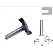 DEDRA Freza lemn pentru canelat 32.0 mm,coada 12 mm