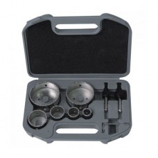 DEDRA  Set carote carbura  22, 28, 35, 44, 68, 73mm pentru gresie,faianta,gips carton