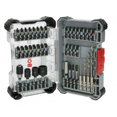 BOSCH Set mixt de 40 accesorii pentru insurubare si gaurire in lemn PRO Impact, prindere hexagon 1/4"