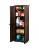 CURVER. Dulap de exterior Rattan Style inalt maro 