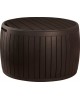 CURVER. Lada rotunda depozitare 140 L Circa Wood 