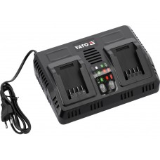 YATO Incarcator rapid dublu Li-Ion 18V (2.4-4.5A)..